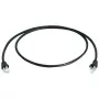 Cabo de rede Telegaertner MP8 FS 500 LSZH 0,25 m Cat6a SF/UTP RJ-45 – preto