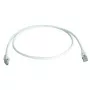 Cabo de rede Telegaertner Cat6a S/FTP (S-STP) RJ-45–RJ-45 0,25 m branco
