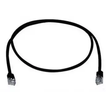 Cabo de rede Telegärtner MP8 FS 100-2.0 preto 2m Cat5e F/UTP