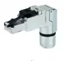 Conector RJ45 Telegärtner J00026A4003 preto aço inoxidável