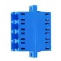 Adaptador de fibra ótica Telegärtner J08071A0044 LC violeta multimodo monomodo