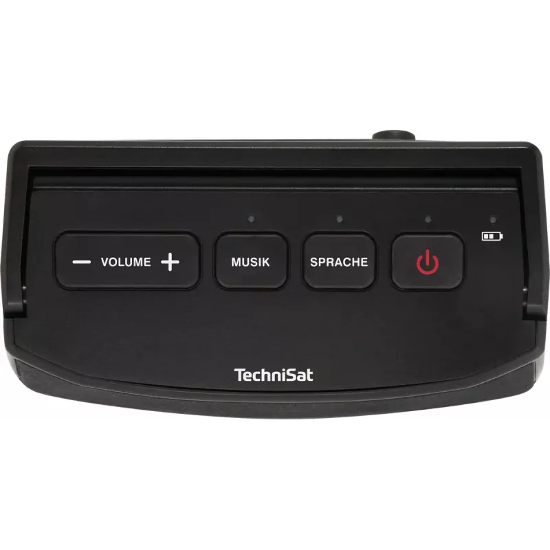 Altifalante estéreo portátil TECHNISAT ISIBOX 1 — 4 W RMS, com fios e sem fios, bateria integrada, USB-C, preto