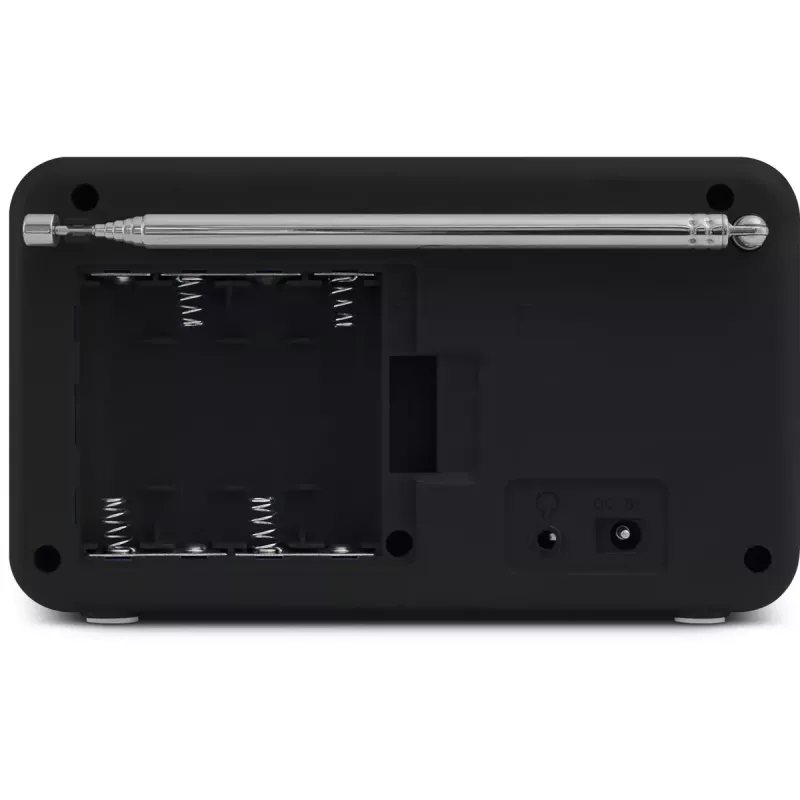 Rádio portátil TECHNISAT VIOLA 2 – DAB+ e FM, ecrã LCD, 1 W, jack 3,5 mm, preto