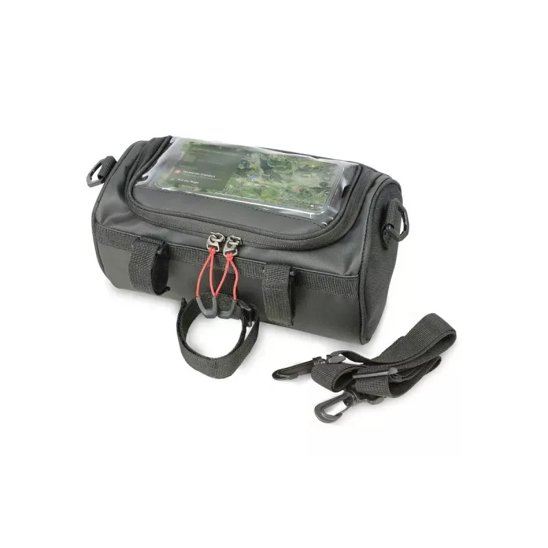 Bolsa de bicicleta TROIKA BKB30/BK frontal 4 L nylon PVC oleado preto