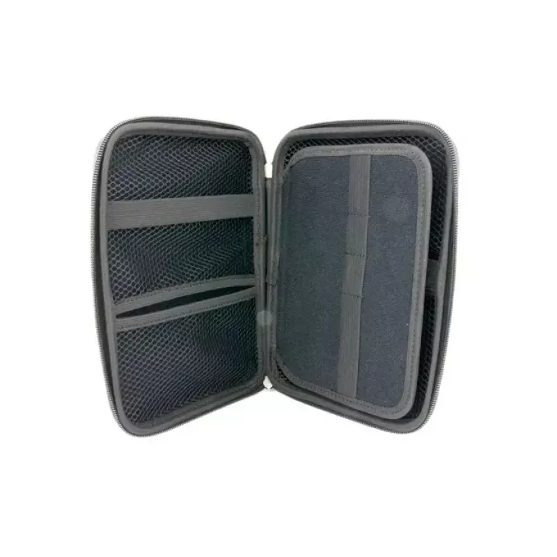 Estojo de maquilhagem/manicure TROIKA CBO11/BK preto pele veludo 160x220x50mm