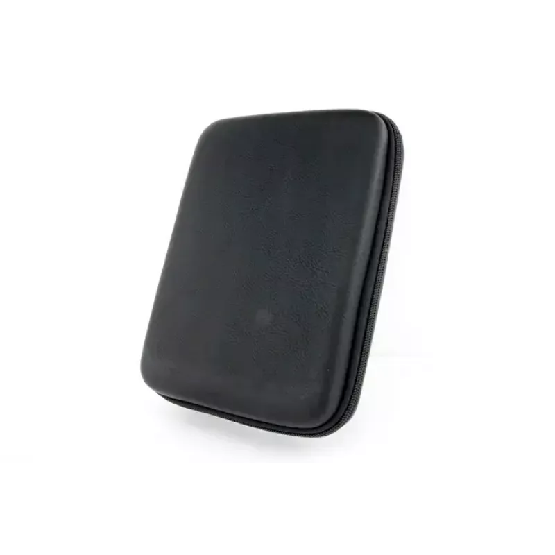 Estojo de maquilhagem/manicure TROIKA CBO11/BK preto pele veludo 160x220x50mm