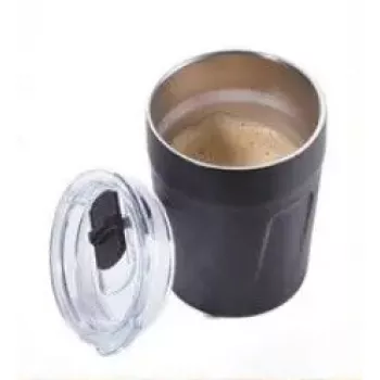 TROIKA ESPRESSO DOPPIO 160 ml preto aço inoxidável