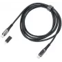 Cabo de carregamento TROIKA SPEEDY XL preto – cabo USB de carregamento e dados, modelo CBL20/BK