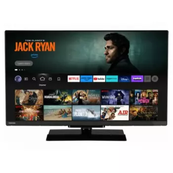 Toshiba 32LV3F63DA 32 polegadas (81,3 cm) Full HD DLED Smart TV, 1920×1080, 250 cd/m², DVB-C/DVB-S2/DVB-T2, preto