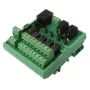Caixa de relés conversor/repetidor/isolador série, ONLINE USV-Systeme CON_R_AUX, 12 V, 500 mA, 68×45×78 mm, 0,1 kg, preto/verde