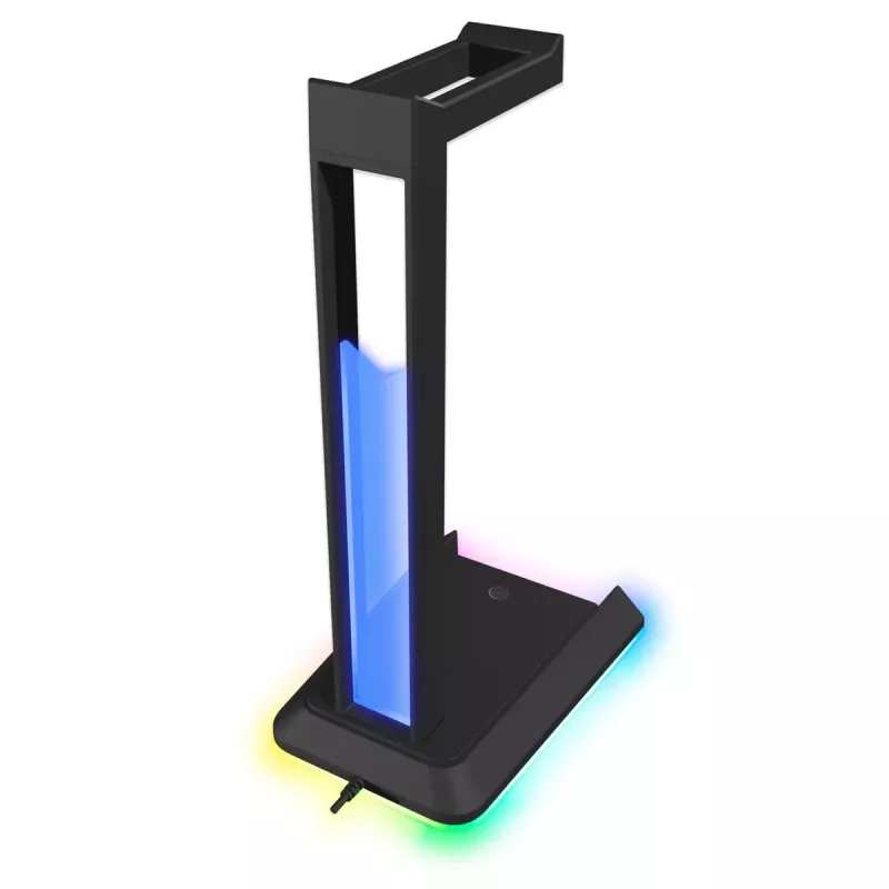 Suporte para auscultadores Speedlink EXCELLO NX RGB — preto, 226 g