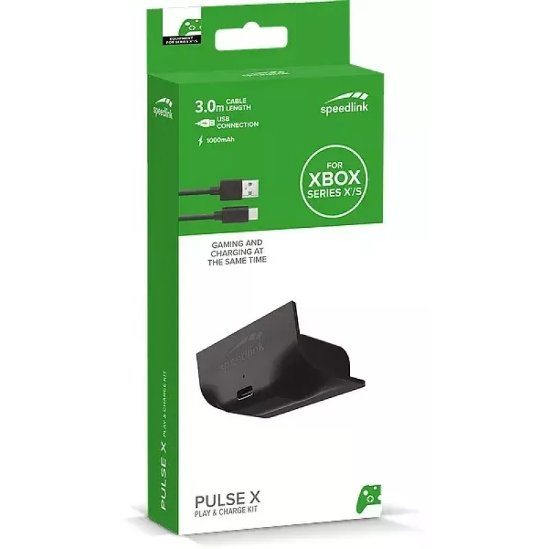 Bateria para comando de jogos SPEEDLINK PULSE X Play & Charge Power Kit