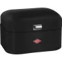 Recipiente de armazenamento de cozinha Wesco Single Grandy preto mate 112802 – recipiente individual para alimentos secos