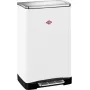 Balde do lixo Wesco Big Double Boy branco mate 112755 — 2 compartimentos