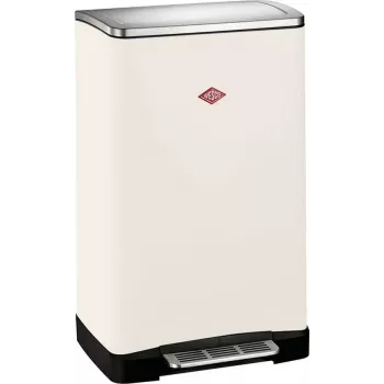 Balde do lixo Wesco Big Double Boy areia mate 112754, 2 compartimentos, 50 L de capacidade total