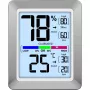 Estação meteorológica digital Technoline WS 9460 prateada termómetro higrómetro interior