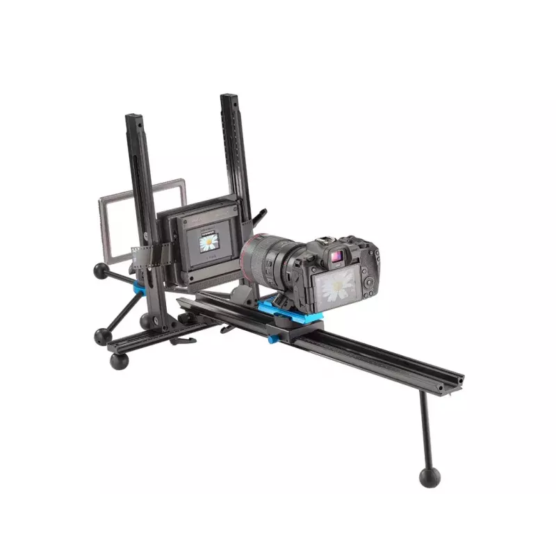Conjunto de equipamento de estúdio fotográfico Novoflex MS-FILMCOP preto 150mm x 130mm x 40mm