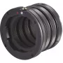 Conjunto de anéis intermediários Novoflex Visoflex II/III LEM/VIS III para focagem de objetivas Leica M