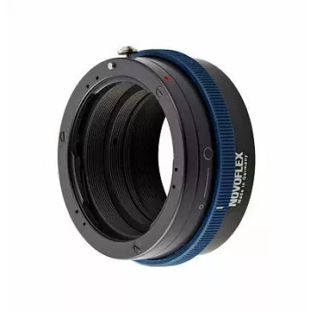 Adaptador de objetiva de câmara Novoflex NEX/PENT – adaptador de baioneta para Sony NEX em Pentax K, preto/azul