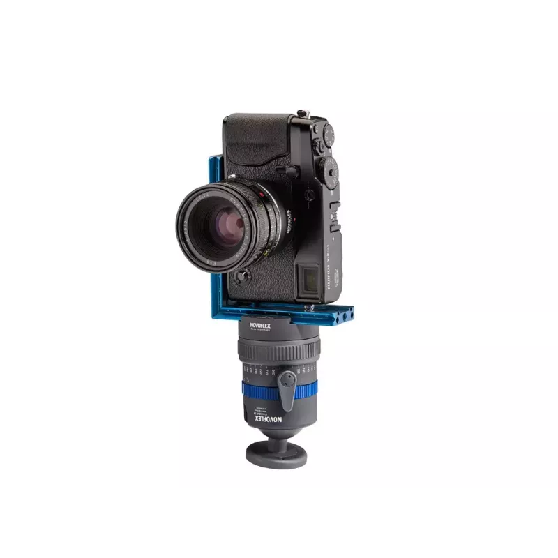 Cabeça de tripé Novoflex CB3 II preto azul metal 1/4 3/8 polegadas esfera