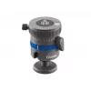 Cabeça de tripé Novoflex CB3 II preto azul metal 1/4 3/8 polegadas esfera