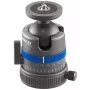 Cabeça de tripé Novoflex CB3 II preto azul metal 1/4 3/8 polegadas esfera
