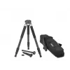 Tripé Novoflex TRIOMC2840 universal 3 pernas preto altura 175 cm