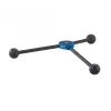 Tripé Novoflex BasicPod Mini para câmaras digitais/de filme preto azul