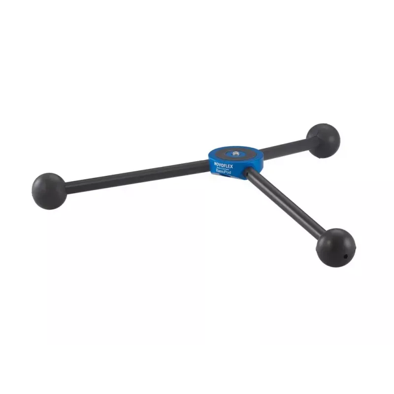 Tripé Novoflex BasicPod Mini para câmaras digitais/de filme preto azul