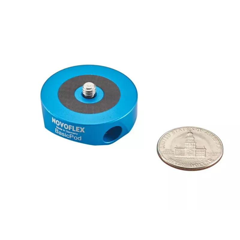 Tripé Novoflex BasicPod Mini para câmaras digitais/de filme preto azul