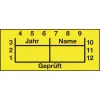 Hellermann Tyton QNPRUEFYPH-103-YE-103-YE amarelo vinil 100 unidades