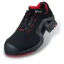 Calçado de segurança Uvex 85162 unissexo adulto preto vermelho microveludo PU