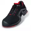 Calçado de segurança Uvex 85162 unissexo adulto preto vermelho poliuretano micro veludo