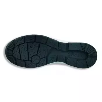 Sapatilhas de segurança Uvex 65942 unissexo adulto preto branco PU têxtil
