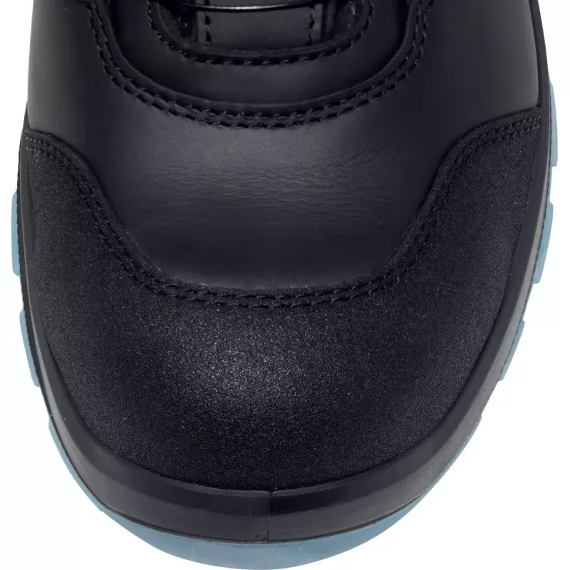 Botas de segurança Uvex xenova BOA S1P unissexo adulto preto azul pele PU
