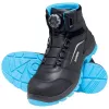 Botas de segurança Uvex xenova BOA S1P unissexo adulto preto azul pele PU