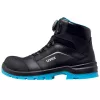 Botas de segurança Uvex xenova BOA S1P unissexo adulto preto azul pele PU