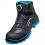 Botas de segurança Uvex xenova BOA S1P unissexo adulto preto azul pele PU