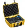 Mala rígida de transporte b&w international PP.41 para DJI Osmo 360 — à prova de água, durável, amarela