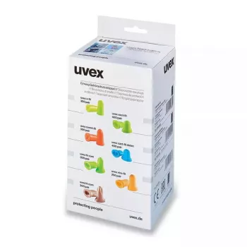 uvex com4-fit tampões auriculares, caixa de recarga para dispensador one 2 click
