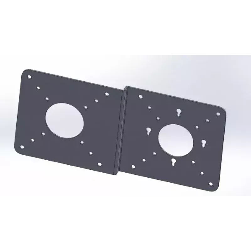 Conjunto de montagem ALLNET VESA_MINIPC_PLATE preto