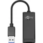 Placa de rede Ethernet Goobay 39038 1000 Mbit/s USB com fios