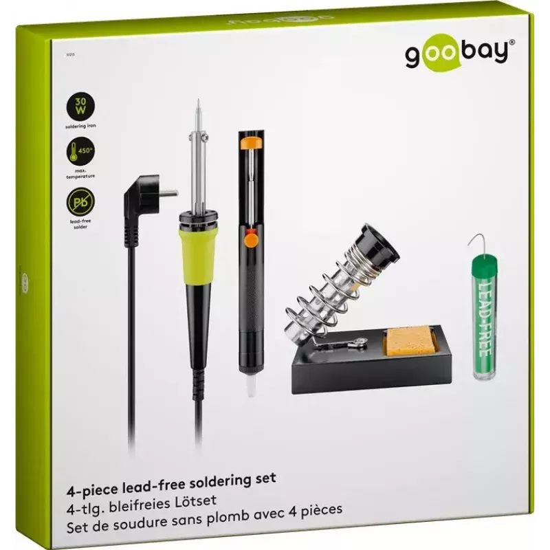 Conjunto de soldadura sem chumbo Fixpoint de 4 peças 30 W