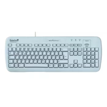 Teclado Medigenic Essential VM9205 Medical USB PS/2 alemão branco