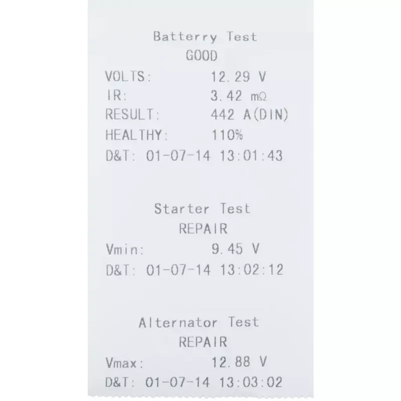 Testador de baterias KS Tools 550.1646 preto azul 1,5 kg