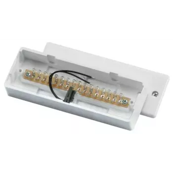 ABUS Security Center VT4000W bloco de terminais de superfície, branco, 16 polos
