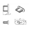 Tampa de proteção para conector fêmea USB Micro-B DeLOCK 64007