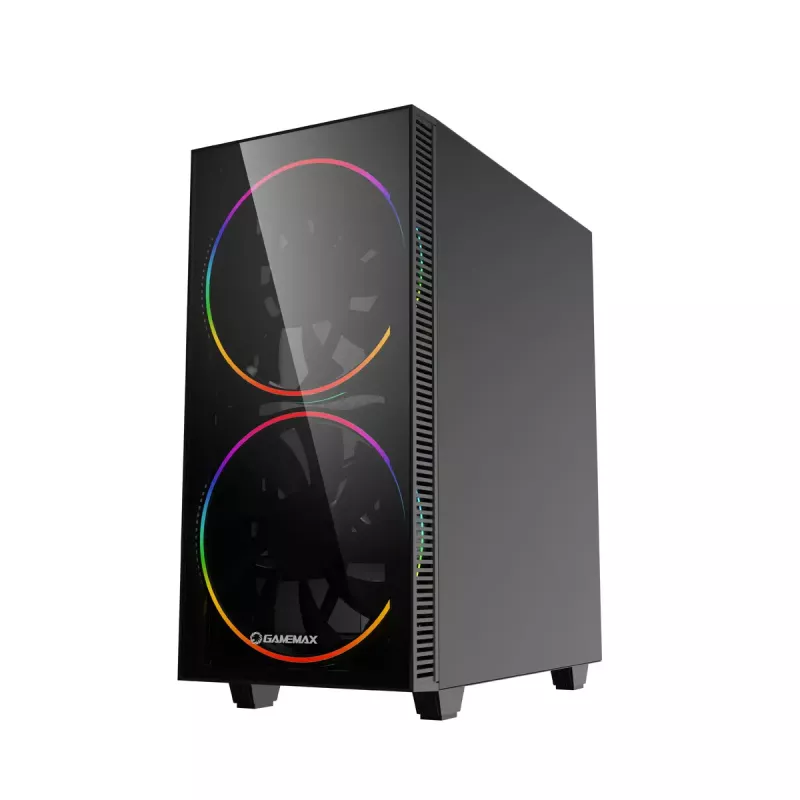 PC de secretária Hyrican GAMEMAX preto Hole 7811 — Intel Core i5-14400F, 16 GB DDR5, 1 TB SSD, GeForce RTX 5060 Ti, Windows 11