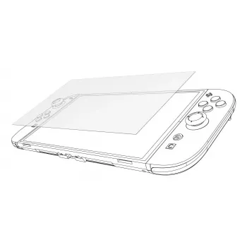 Película de proteção de ecrã uRage 00115534 transparente para Nintendo Switch 2