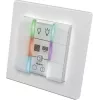 Painel de interruptor de parede eQ-3 Homematic IP botão de parede 6 vias plástico branco